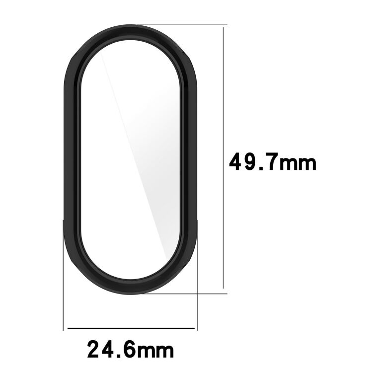 Захисний чохол Deexe Silicone Frame для Xiaomi Smart Band 11 - Transparent: фото 4 з 4