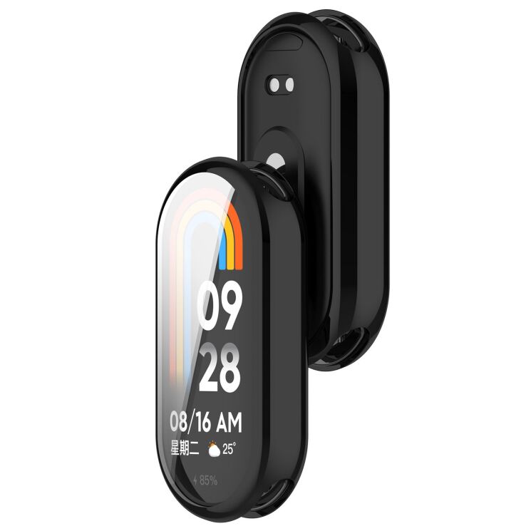 Захисний чохол Deexe Silicone Frame для Xiaomi Smart Band 11 - Black: фото 3 з 4