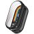 Захисний чохол Deexe Silicone Frame для Xiaomi Smart Band 11 - Black: фото 1 з 4