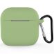 Защитный чехол Deexe Silicone Sleeve для Apple AirPods 4 - Matcha Green (364411M). Фото 1 из 11