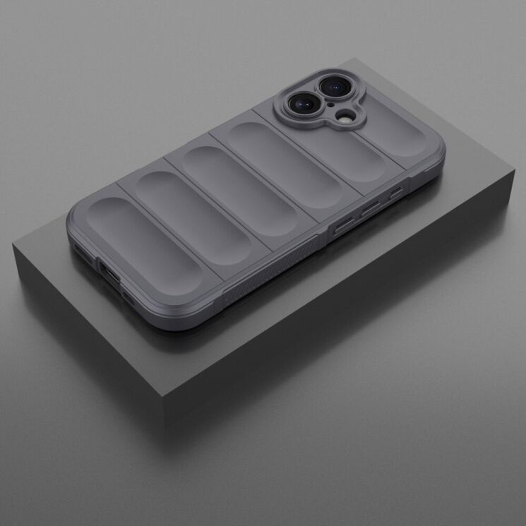 Защитный чехол Deexe Terra Case для Apple iPhone 16 - Dark Grey: фото 2 из 4