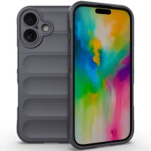 Защитный чехол Deexe Terra Case для Apple iPhone 16 - Dark Grey: фото 1 из 4