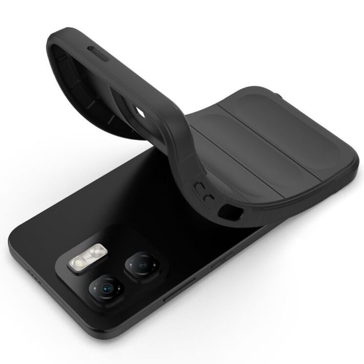 Защитный чехол Deexe Terra Case для Infinix Hot 50i - Black: фото 2 из 6