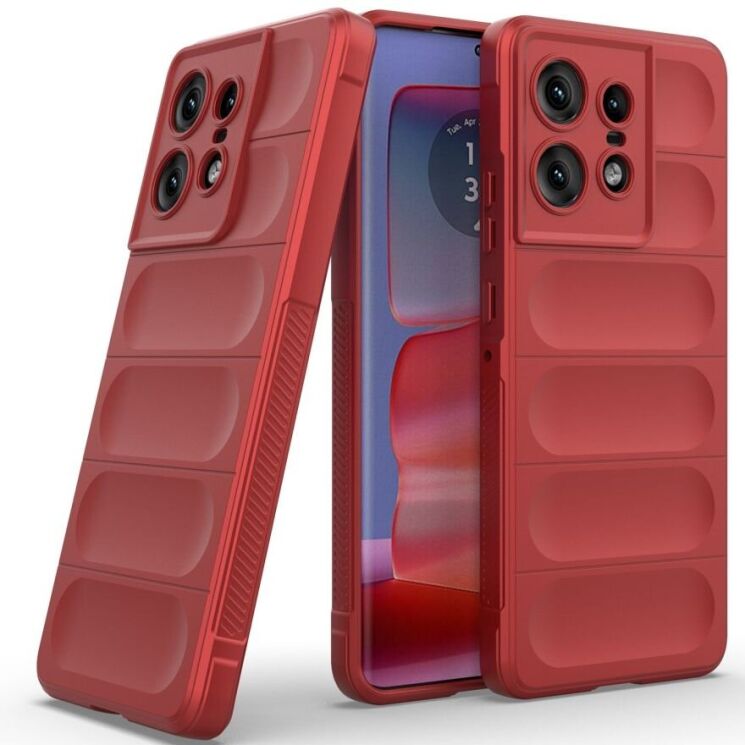 Защитный чехол Deexe Terra Case для Motorola Edge 50 Pro - Red: фото 2 из 6
