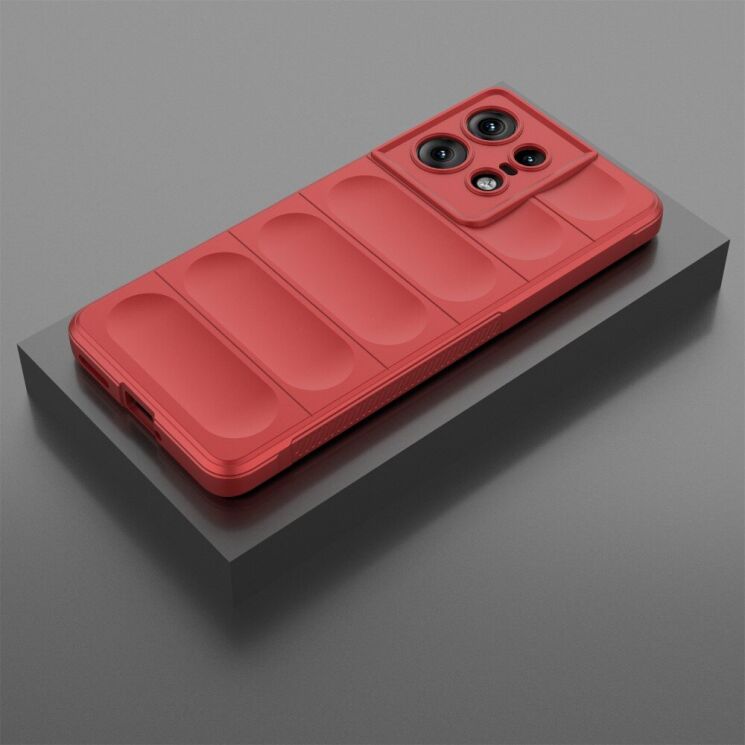 Защитный чехол Deexe Terra Case для Motorola Edge 50 Pro - Red: фото 3 из 6