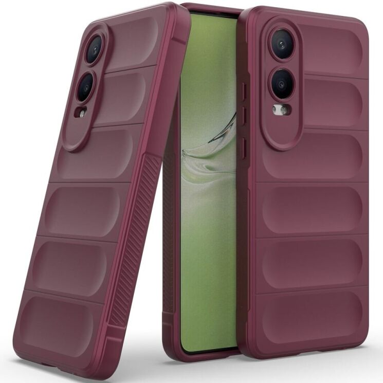 Защитный чехол Deexe Terra Case для OnePlus Nord CE 4 Lite - Wine Red: фото 2 из 7