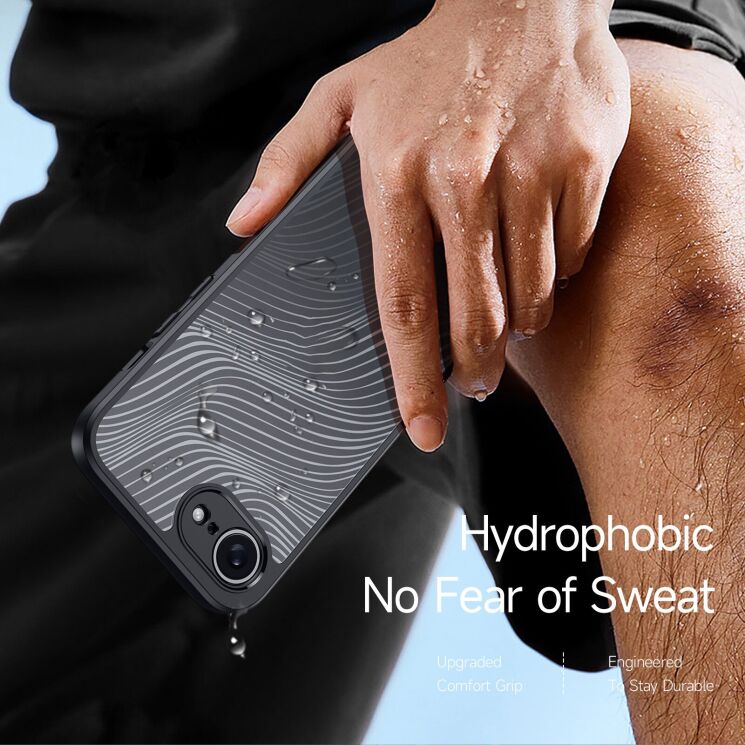 Защитный чехол DUX DUCIS Aimo Series для iPhone 17e / 16e - Black: фото 6 из 10