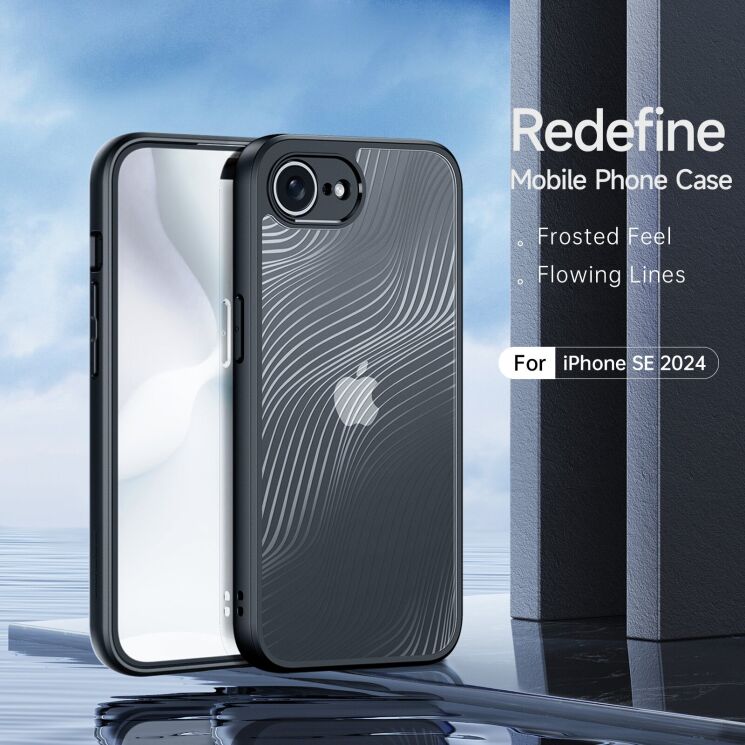 Защитный чехол DUX DUCIS Aimo Series для iPhone 17e / 16e - Black: фото 3 из 10