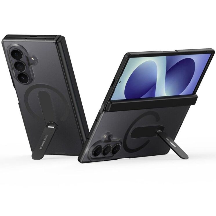 Защитный чехол Dux Ducis Horizon MagStand для Samsung Galaxy Fold 8 Ultra / Fold 7 - Black: фото 5 из 23