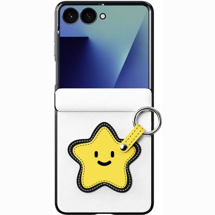 Захисний чохол DUX DUCIS Luvy Series для Samsung Galaxy Flip 8 - Yellow / White (423522YW) Захисний чохол DUX DUCIS Luvy Series для Samsung Galaxy Flip 8 - Yellow / White: фото 2 з 10