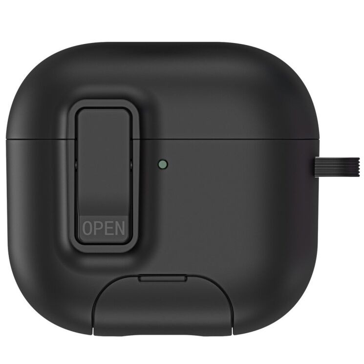 Захисний чохол DUX DUCIS PECQ Series для Apple AirPods 4 - Black: фото 3 з 16