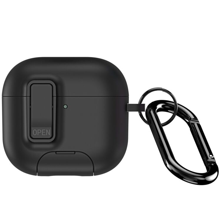 Захисний чохол DUX DUCIS PECQ Series для Apple AirPods 4 - Black: фото 2 з 16