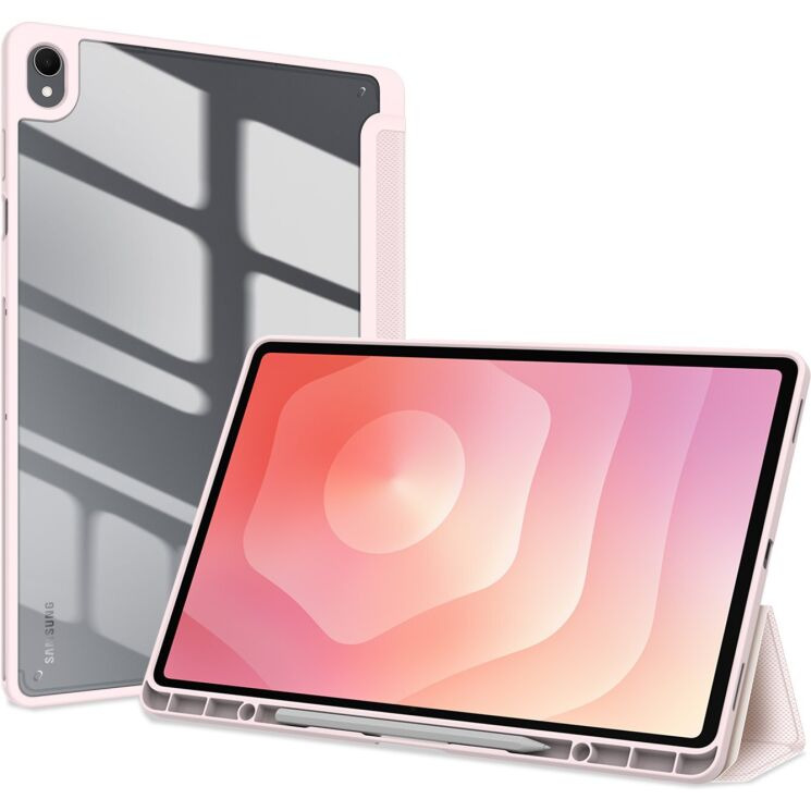 Защитный чехол DUX DUCIS TOBY Series для Samsung Galaxy Tab S12 Plus - Light Pink (436003LP) Защитный чехол DUX DUCIS TOBY Series для Samsung Galaxy Tab S12 Plus - Light Pink: фото 4 из 11