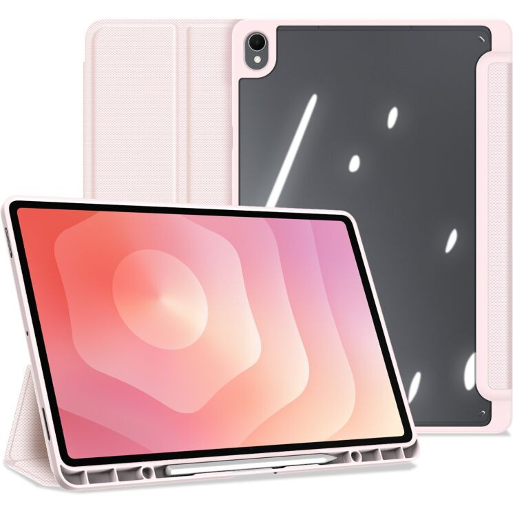 Защитный чехол DUX DUCIS TOBY Series для Samsung Galaxy Tab S12 Plus - Light Pink (436003LP) Защитный чехол DUX DUCIS TOBY Series для Samsung Galaxy Tab S12 Plus - Light Pink: фото 2 из 11