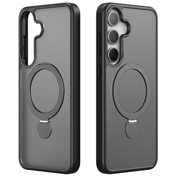 Защитный чехол DUX DUCIS Yind Series Stand для Samsung Galaxy S25 Plus (S936) - Black: фото 2 из 10