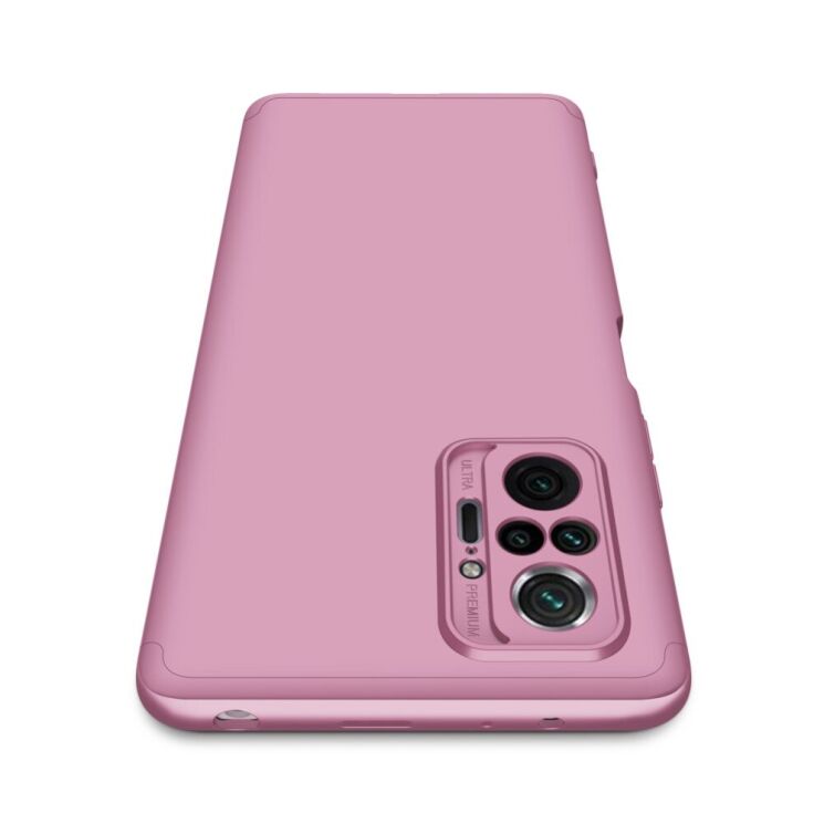 Защитный чехол GKK Double Dip Case для Xiaomi Redmi Note 10 Pro - Rose Gold: фото 7 из 14