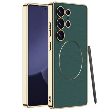 Защитный чехол GKK Electro Armor для Samsung Galaxy S23 Ultra (S918) - Midnight Green: фото 1 из 10