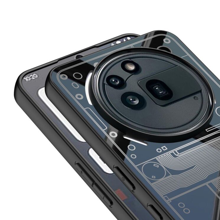 Защитный чехол GKK Futuristic для Nothing Phone (3a) Pro - Black: фото 5 из 6
