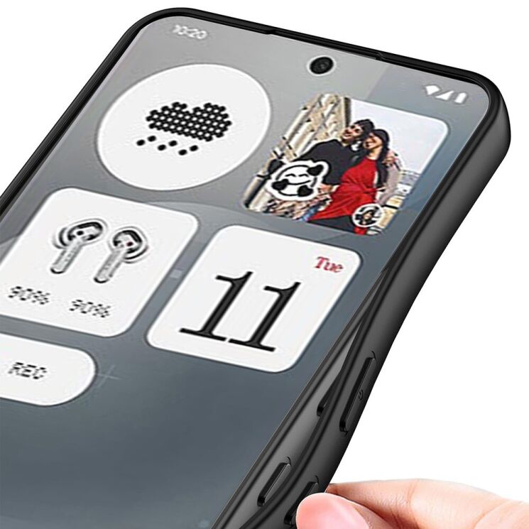 Защитный чехол GKK Futuristic для Nothing Phone (3a) Pro - Black: фото 6 из 6