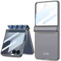 Защитный чехол GKK Magnetic Fold для Samsung Galaxy Flip 7 - Grey: фото 1 из 8