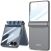 Защитный чехол GKK Magnetic Fold для Samsung Galaxy Flip 7 - Grey: фото 1 из 8