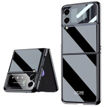 Захисний чохол GKK Gloss Case для Samsung Galaxy Flip 3 - Black: фото 1 з 10
