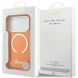 Защитный чехол Guess IML Script Metal MagSafe для iPhone 17 Pro Max (GUHMP17X5HTCSMSO) - Orange (402880O). Фото 8 из 9