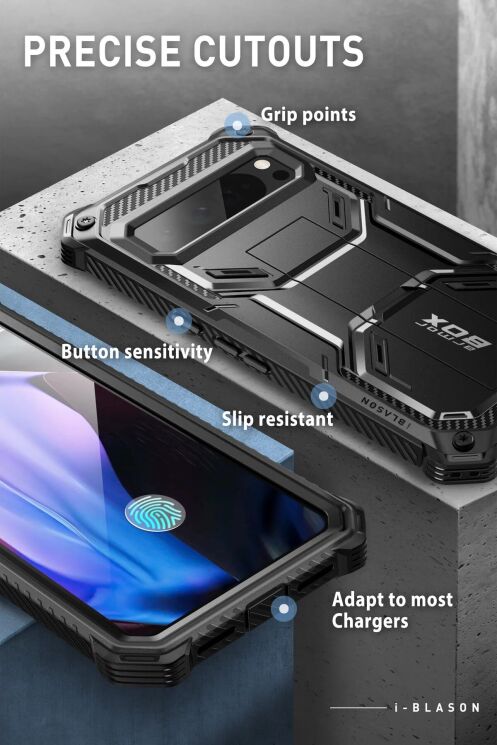 Защитный чехол i-Blason Armorbox by Supcase (FP) для Google Pixel 9 / 9 Pro - Black: фото 9 из 11