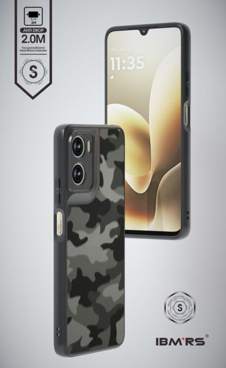 Захисний чохол IBMRS Military для Motorola Moto G06 / G06 Power - Artistic Camouflage: фото 2 з 7