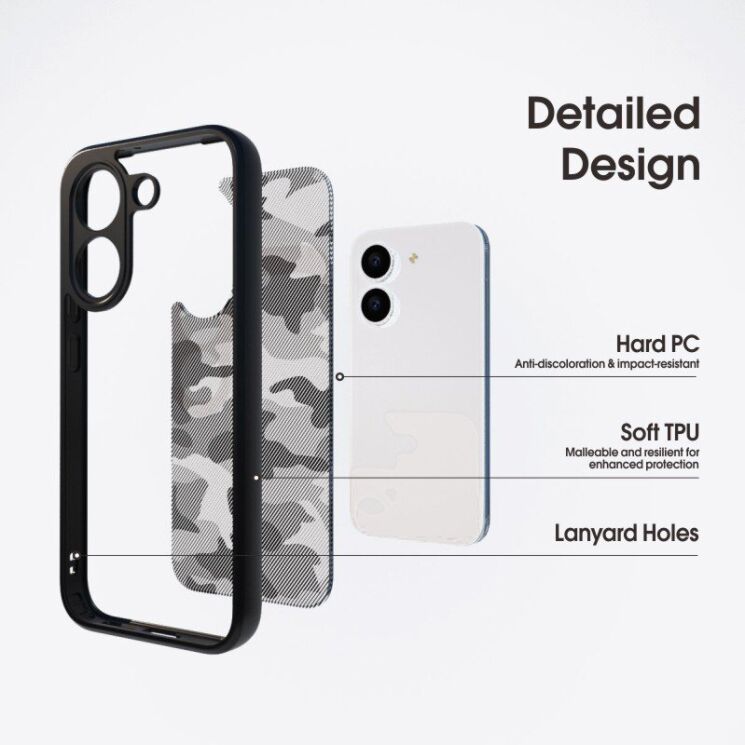 Защитный чехол IBMRS Military для Xiaomi Poco X8 Pro - Grid Camouflage (409061GC) Защитный чехол IBMRS Military для Xiaomi Poco X8 Pro - Grid Camouflage: фото 6 из 6