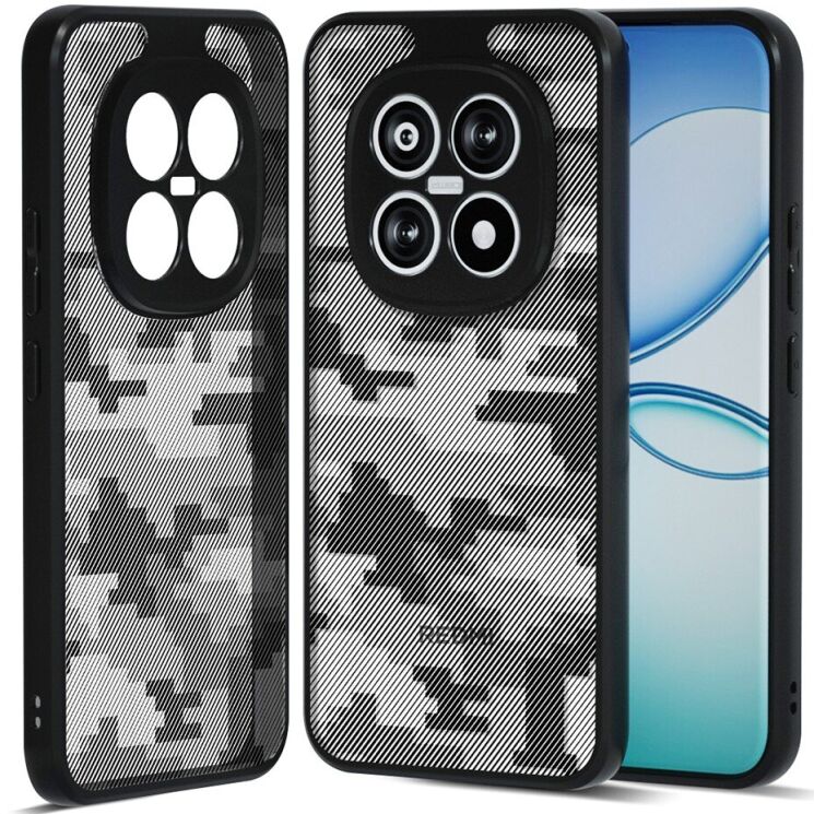 Защитный чехол IBMRS Military для Xiaomi Redmi Note 15 Pro 5G - Grid Camouflage: фото 1 з 3