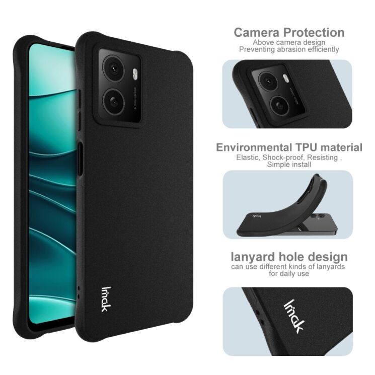 Защитный чехол IMAK Airbag MAX Case для HMD Pulse / Pulse Pro / Pulse Plus - Matte Black: фото 9 из 10