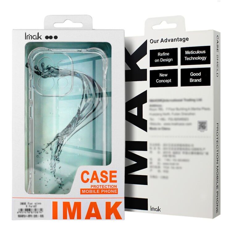 Чехол с усиленными углами IMAK Airbag MAX Case для Xiaomi 17 - Transparent (390622T) Чехол с усиленными углами IMAK Airbag MAX Case для Xiaomi 17 - Transparent: фото 3 из 7