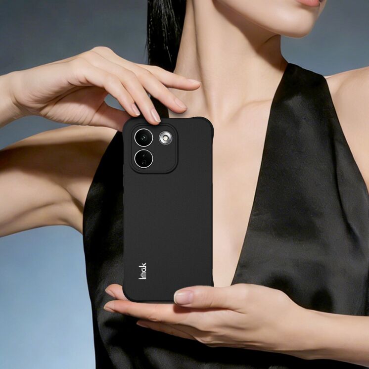 Защитный чехол IMAK Airbag Sand Case для Xiaomi Redmi Note 17 Pro Max - Matte Black: фото 2 из 8