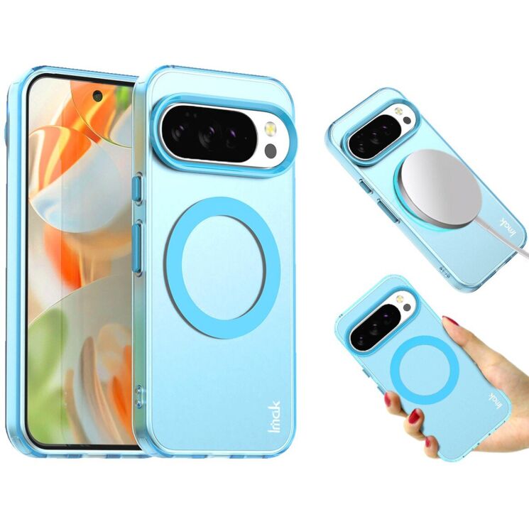 Захисний чохол IMAK Candy Series Magnetic для Google Pixel 10 / 10 Pro - Blue: фото 2 з 9