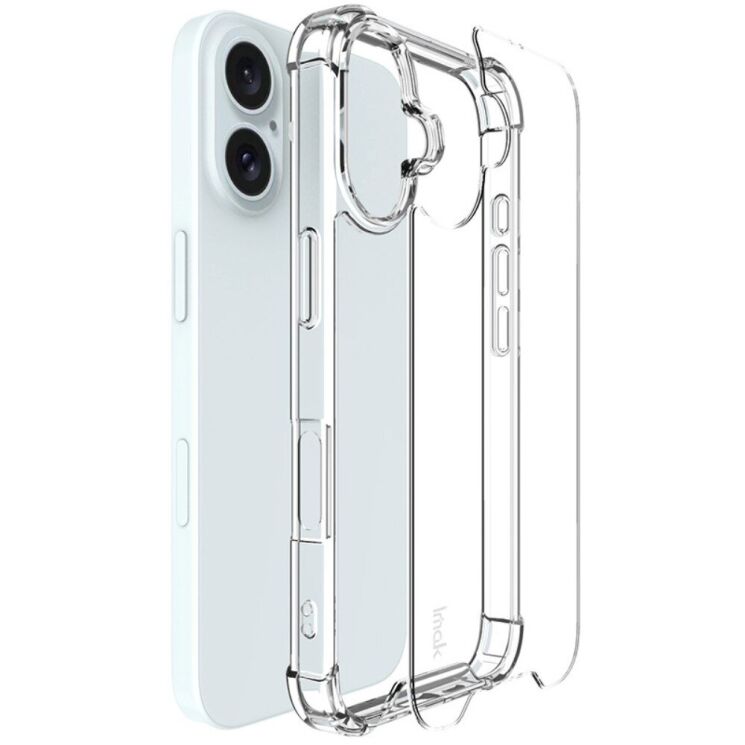 Защитный чехол IMAK Space Shield для Apple iPhone 16 - Transparent: фото 2 из 8