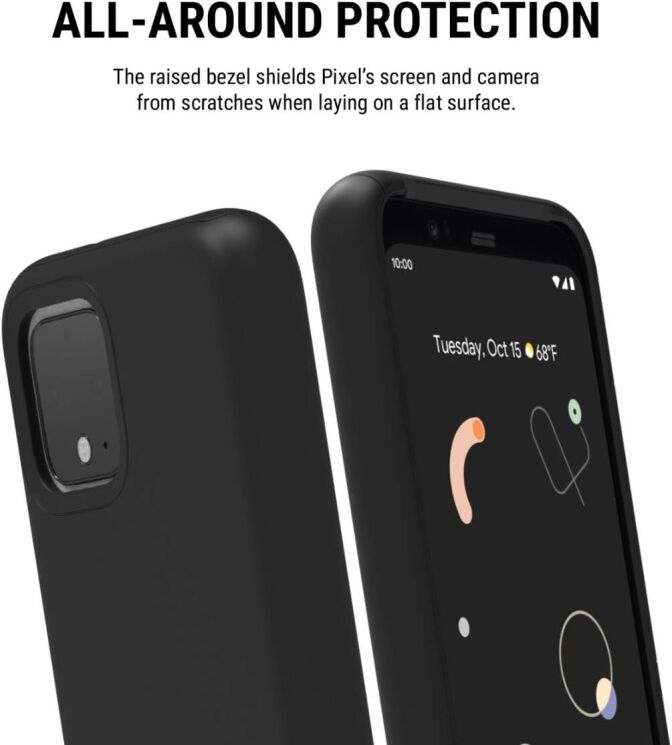 Захисний чохол Incipio Dualpro для Google Pixel 4 - Black: фото 9 з 10