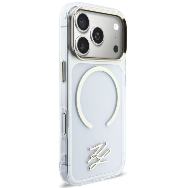 Захисний чохол Karl Lagerfeld IML KL Script Logo MagSafe для iPhone 17 Pro Max (KLHMP17X5HSKMEDH) - Clear (411148C) Захисний чохол Karl Lagerfeld IML KL Script Logo MagSafe для iPhone 17 Pro Max (KLHMP17X5HSKMEDH) - Clear: фото 4 з 8