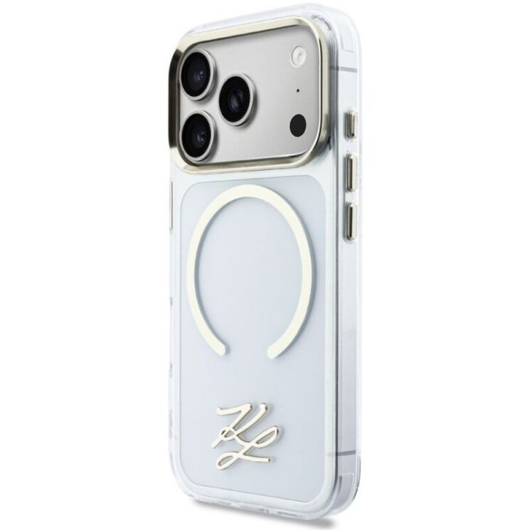 Захисний чохол Karl Lagerfeld IML KL Script Logo MagSafe для iPhone 17 Pro Max (KLHMP17X5HSKMEDH) - Clear (411148C) Захисний чохол Karl Lagerfeld IML KL Script Logo MagSafe для iPhone 17 Pro Max (KLHMP17X5HSKMEDH) - Clear: фото 2 з 8