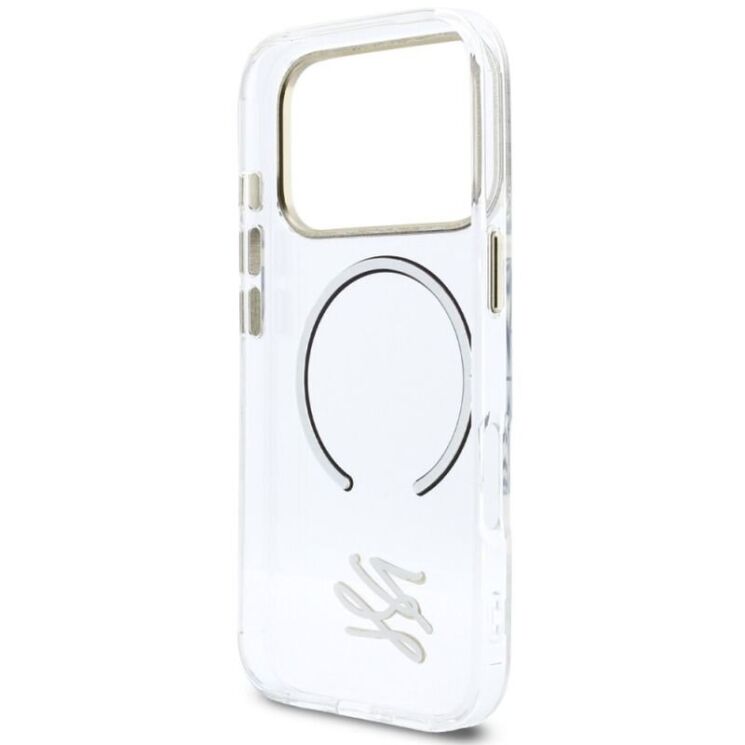 Захисний чохол Karl Lagerfeld IML KL Script Logo MagSafe для iPhone 17 Pro Max (KLHMP17X5HSKMEDH) - Clear (411148C) Захисний чохол Karl Lagerfeld IML KL Script Logo MagSafe для iPhone 17 Pro Max (KLHMP17X5HSKMEDH) - Clear: фото 7 з 8