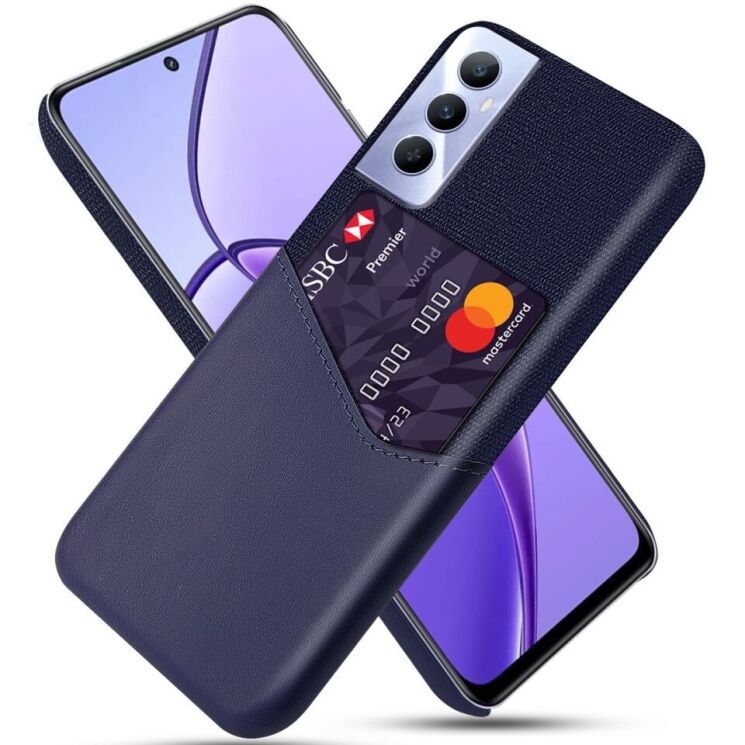 Захисний чохол KSQ Business Pocket для Realme C65 - Blue: фото 1 з 4