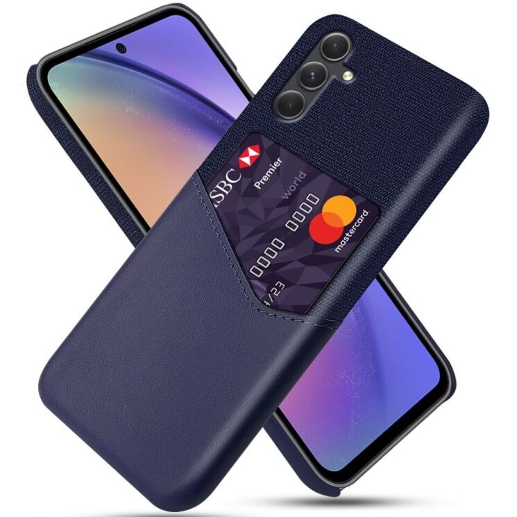 Защитный чехол KSQ Business Pocket для Samsung Galaxy A55 (A556) - Blue: фото 1 из 4