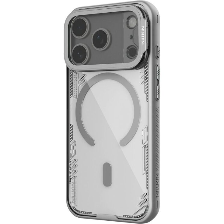 Захисний чохол NILLKIN Iceblade Prop Magnetic (Precise Cut-out) для iPhone 18 Pro / 17 Pro - Grey (423621H) Захисний чохол NILLKIN Iceblade Prop Magnetic (Precise Cut-out) для iPhone 18 Pro / 17 Pro - Grey: фото 2 з 19
