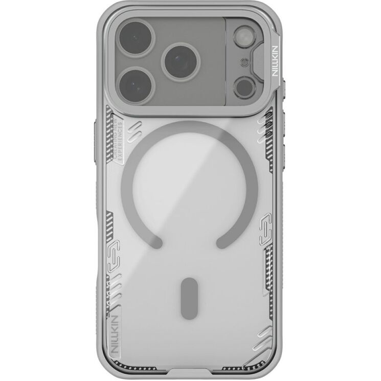 Захисний чохол NILLKIN Iceblade Prop Magnetic (Precise Cut-out) для iPhone 18 Pro / 17 Pro - Grey (423621H) Захисний чохол NILLKIN Iceblade Prop Magnetic (Precise Cut-out) для iPhone 18 Pro / 17 Pro - Grey: фото 3 з 19