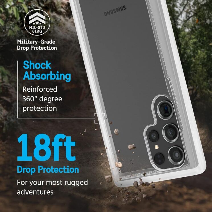 Захисний чохол Pelican Voyager with Holster для Samsung Galaxy S23 Ultra (S918) PP050410 - Transparent: фото 4 з 10
