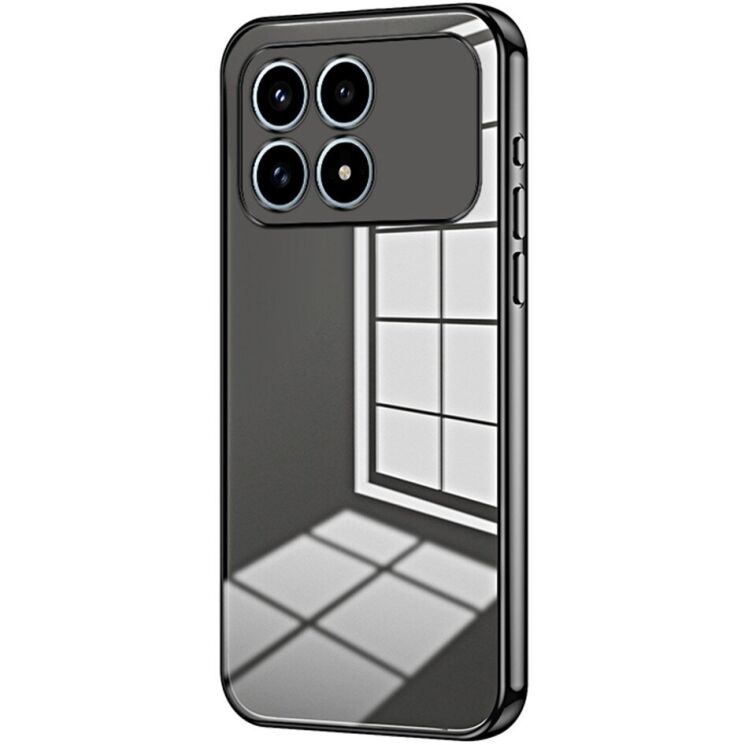 Захисний чохол Reframe Electroplating Frame для Xiaomi Poco F8 Pro - Black: фото 1 з 7