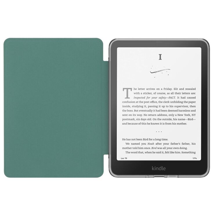 Захисний чохол Reframe Folio Case для Amazon Kindle Paperwhite (2024) - Blackish Green: фото 2 з 8