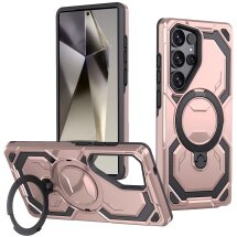 Защитный чехол Reframe Hybrid Magnetic для Samsung Galaxy S24 Ultra (S928) - Rose Gold: фото 1 из 7