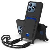 Защитный чехол Reframe Silicone Holder для Realme C63 / C61 / Note 60x / Note 60 - Black: фото 1 из 7