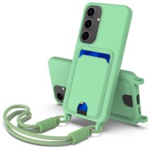 Захисний чохол Reframe Silicone Holder для Samsung Galaxy S24 (S921) - Green: фото 1 з 7